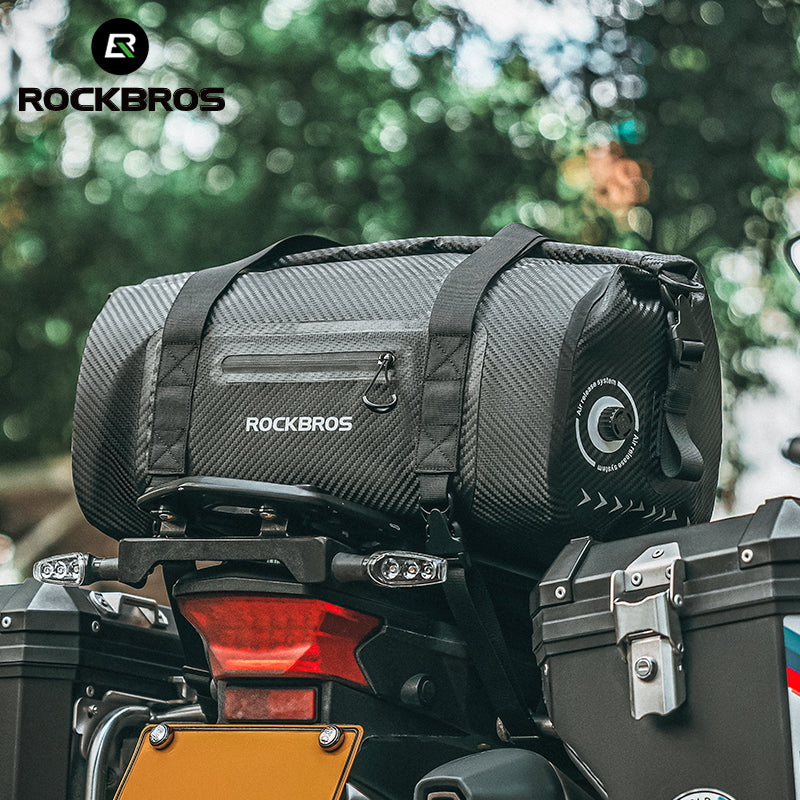 Motorcycle Rear Tail Bag Saddle Bag Luggage Storage Pannier Waterproof 50L (30140073001)